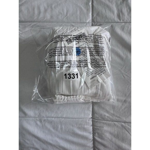 New Lululemon SCOOP NECK PLEATED TENNIS DRESS WHITE Size 10 Built In Bra B/C - Picture 10 of 10